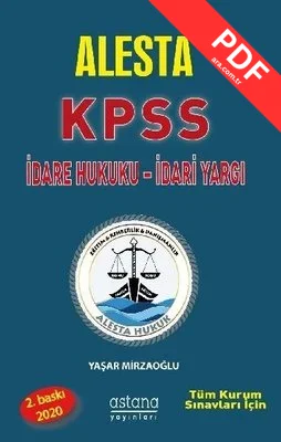 Alesta KPSS İdare Hukuku-İdari Yargı PDF indir