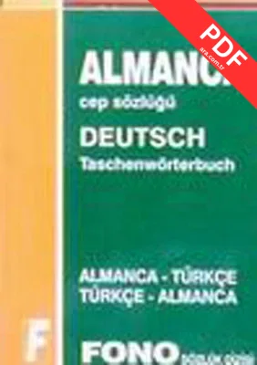 Almanca/Türkçe - Türkçe/Almanca Cep Sözlüğü PDF indir