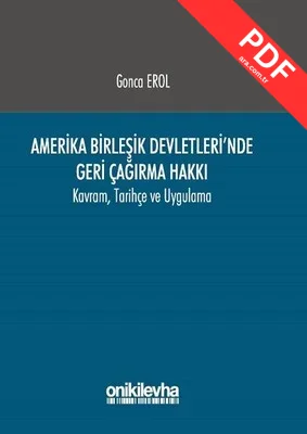 Amerika Birleşik Devletleri'nde Geri Çağırma Hakkı