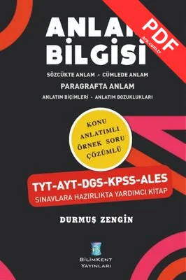 Anlam Bilgisi - Konu Anlatımlı Örnek Soru Çözümlü