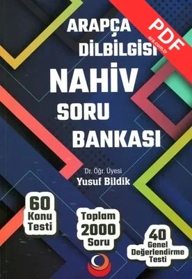 Arapça Dilbilgisi Nahiv Soru Bankası - 60 Konu Testi - Toplam 2000 Soru - 40 Genel Değerlendirme Testi PDF indir