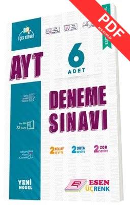AYT 6'lı Deneme Eşit Ağırlık - Sözel PDF indir