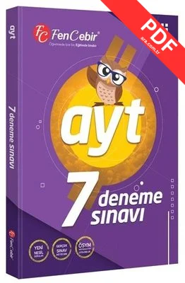 AYT 7 Deneme Sınavı PDF indir