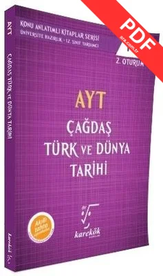 AYT Çağdaş Türk ve Dünya Tarihi-YKS 2.Oturum PDF indir