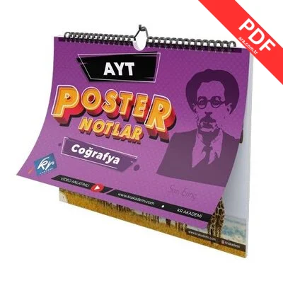 AYT Coğrafya Poster Notlar PDF indir