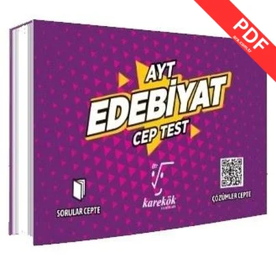 AYT Edebiyat Cep Test PDF indir