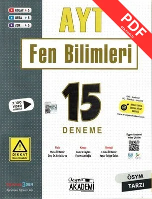 AYT Fen Bilimleri 15'li Deneme
