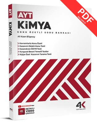 AYT Kimya Konu Özetli Soru Bankası
