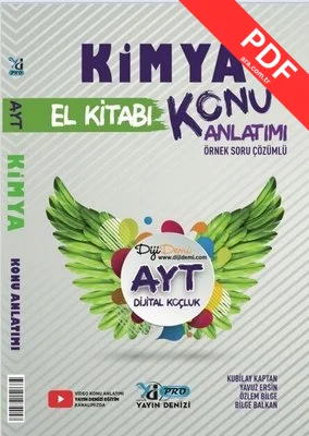 AYT Kimya Pro Konu Anlatımı El Kitab PDF indir