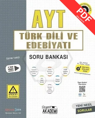 AYT Türk Dili ve Edebiyatı Soru Bankası