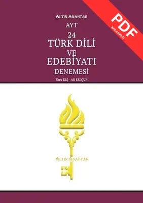 AYT 24 Türk Dili ve Edebiyatı Denemesi PDF indir