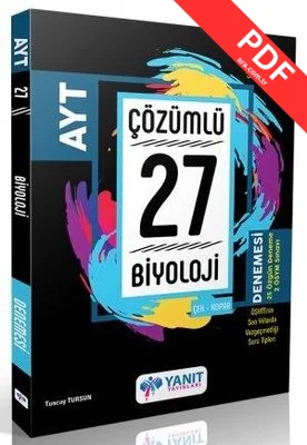 AYT Biyoloji Çözümlü 27 Deneme