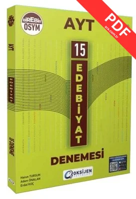 AYT Edebiyat 15 Branş Denemesi