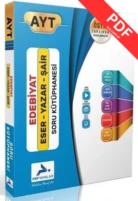 AYT Edebiyat Eser Yazar Şair Soru Kütüphanesi PDF indir