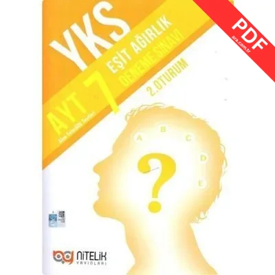 AYT Eşit Ağırlık 7 Deneme Sınavı