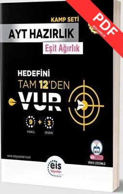 AYT Eşit Ağırlık Sözel Kamp Kitabı 9 Fasikül 3 AYT Denemesi