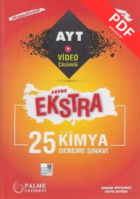 AYT Evde Ekstra 25 Kimya Deneme Sınavı
