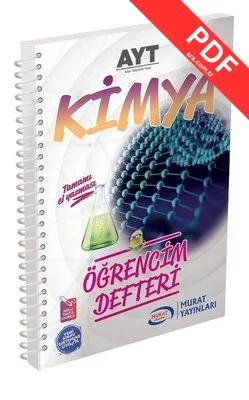 AYT Kimya Öğrencim Defteri PDF indir
