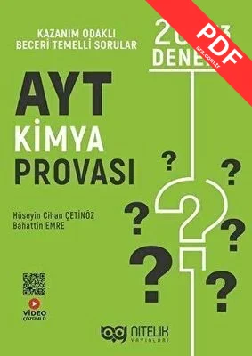 AYT Kimya Provası 20 x 13 Deneme