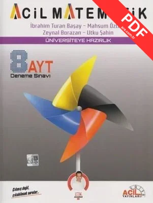 AYT Matematik 8'li Deneme Sınavı PDF indir