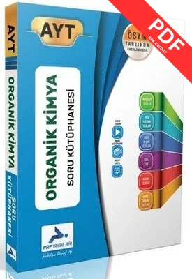 AYT Organik Kimya Soru Kütüphanesi PDF indir
