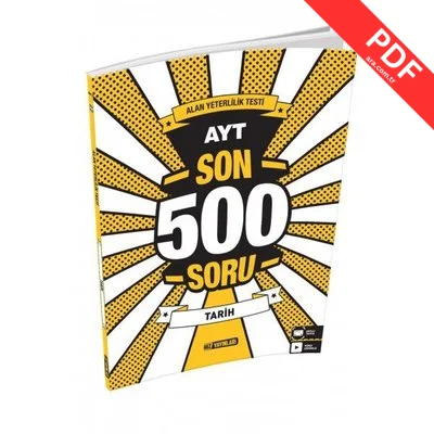 AYT Son 500 Soru - Tarih