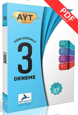 AYT Video Çözümlü 3 Fasikül Deneme