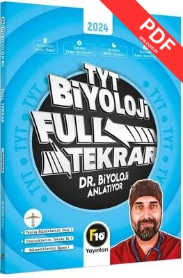 Barış Hoca Dr. Biyoloji TYT Biyoloji Full Tekrar Video Ders Kitabı