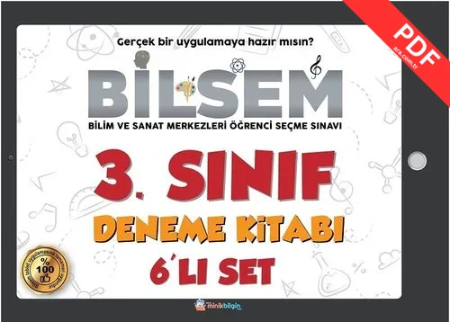 Bilsem 3.Sınıf Deneme Kitabı PDF indir