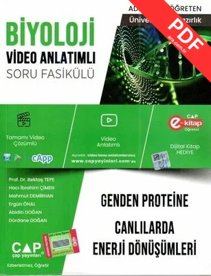 Biyoloji Genden Proteine Canlılarda Enerji Dönüşümleri Konu Anlatımlı Soru Bankası