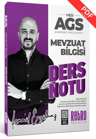 2026 MEB AGS Mevzuat Bilgisi Ders Notu Retro Kitap
