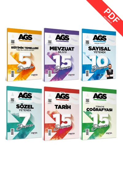 2025 MEB-AGS Tüm Dersler 67 Deneme 6 lı Set Marka Yayınları