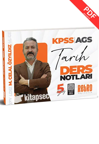 2026 KPSS AGS Genel Kültür Tarih Ders Notları Retro Yayıncılık