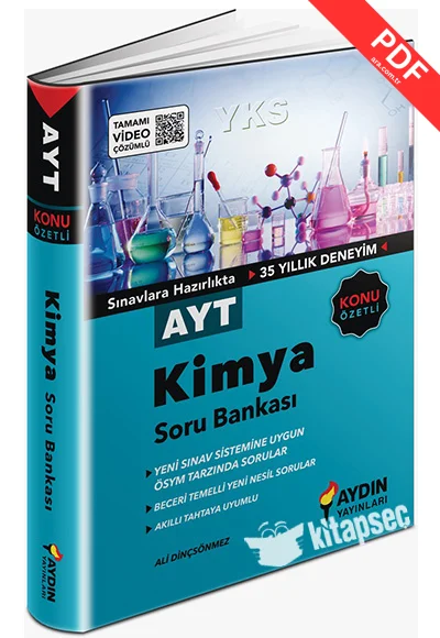 AYT Kimya Konu Özetli Soru Bankası Tamamı Video Çözümlü Aydın Yayınları