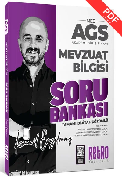 2026 MEB AGS Mevzuat Bilgisi Soru Bankası Retro Kitap