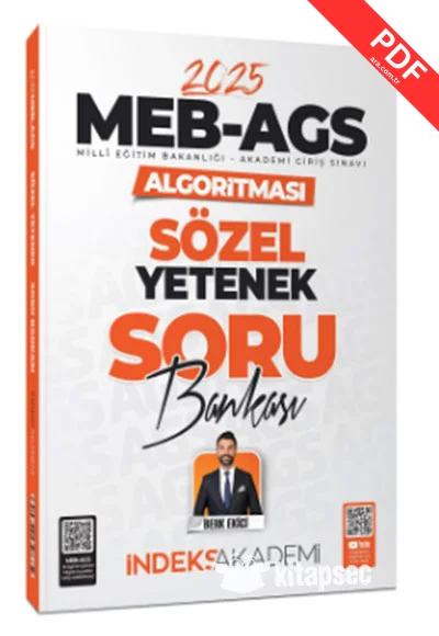 2025 MEB AGS Algoritması Sözel Yetenek Soru Bankası Çözümlü İndeks Akademi Yayıncılık