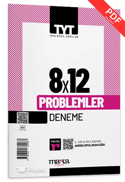 2026 TYT Yeni Nesil Problemler 8 Deneme Tamamı Video Çözümlü Marka Yayınları