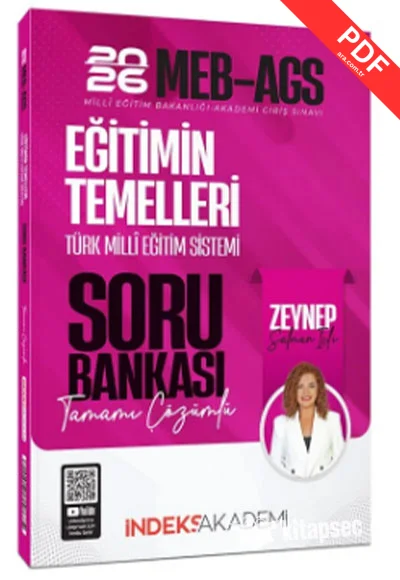2026 MEB-AGS Eğitimin Temelleri ve Türk Milli Eğitim Sistemi Soru Bankası Çözümlü İndeks Akademi Yayıncılık