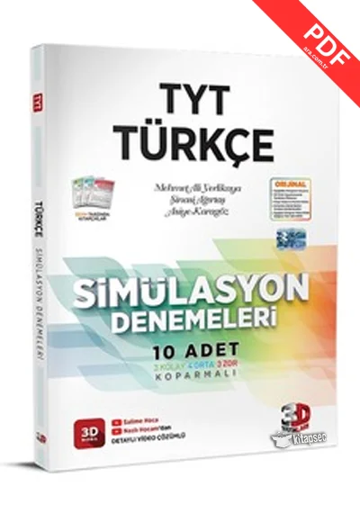 2026 TYT Türkçe Simülasyon Denemeleri Detaylı Video Çözümlü 3D Yayınları