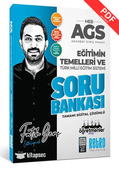 2026 MEB AGS Eğitimin Temelleri ve Türk Milli Eğitim Sistemi Soru Bankası Retro Kitap