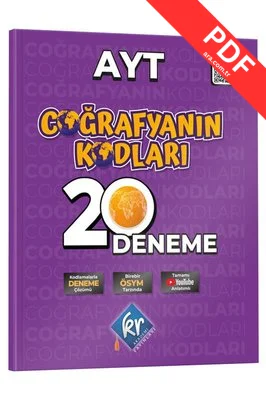 Coğrafyanın Kodları AYT Coğrafya Çözümlü 20 Deneme