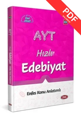 Data AYT Hızlı Edebiyat Enfes Konu Anlatımlı PDF indir