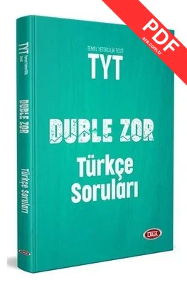 Data TYT Duble Zor Türkçe Soruları PDF indir