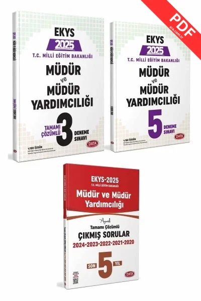 Data Yayınları 2025 EKYS Deneme Sınavı & Çıkmış Sorular