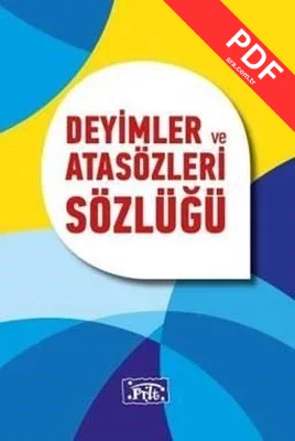 Deyimler ve Atasözleri Sözlüğü PDF indir