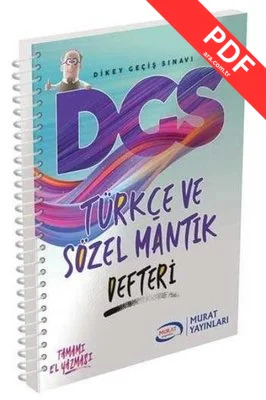 DGS Türkçe ve Sözel Mantık Defteri