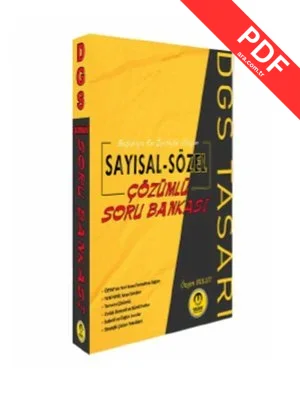 DGS Sayısal - Sözel Çözümlü Soru Bankası