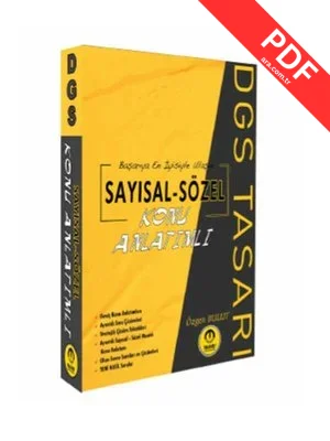 DGS Sayısal Sözel Konu Anlatımı PDF indir