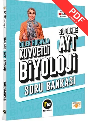 Dilek Hocayla 50 Günde AYT Biyoloji Soru Bankası
