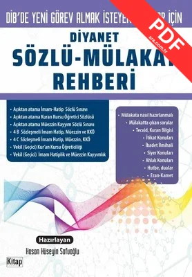 Diyanet Sözlü Mülakat Rehberi PDF indir